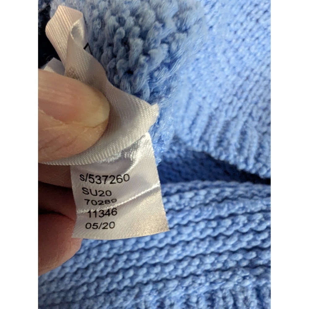 NWT Lou & Grey Nordstrom Shaye Balloon Sleeve Sweater XXL Clarion Blue Knit NEW - Picture 9 of 15